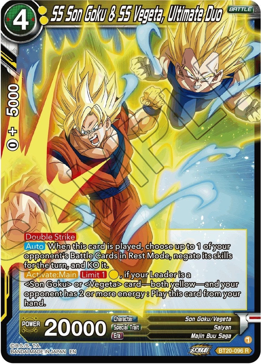 Image for SS Son Goku & SS Vegeta, Ultimate Duo (Power Absorbed) (BT20-096) - Dragon Ball Super: Masters