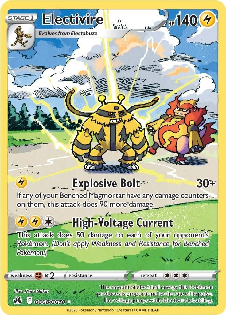 Image for Electivire (Crown Zenith: Galarian Gallery) (GG08/GG70) - Pokemon
