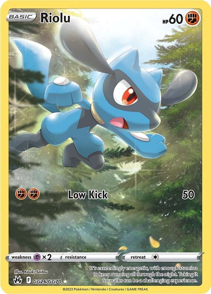Image for Riolu (Crown Zenith: Galarian Gallery) (GG26/GG70) - Pokemon