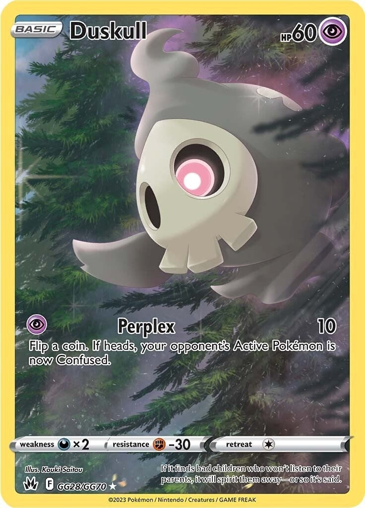 Image for Duskull (Crown Zenith: Galarian Gallery) (GG28/GG70) - Pokemon