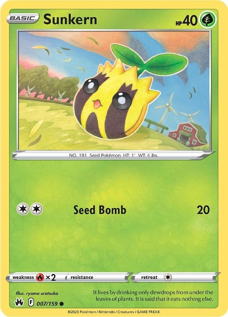 Image for Sunkern (Crown Zenith) (007/159) - Pokemon