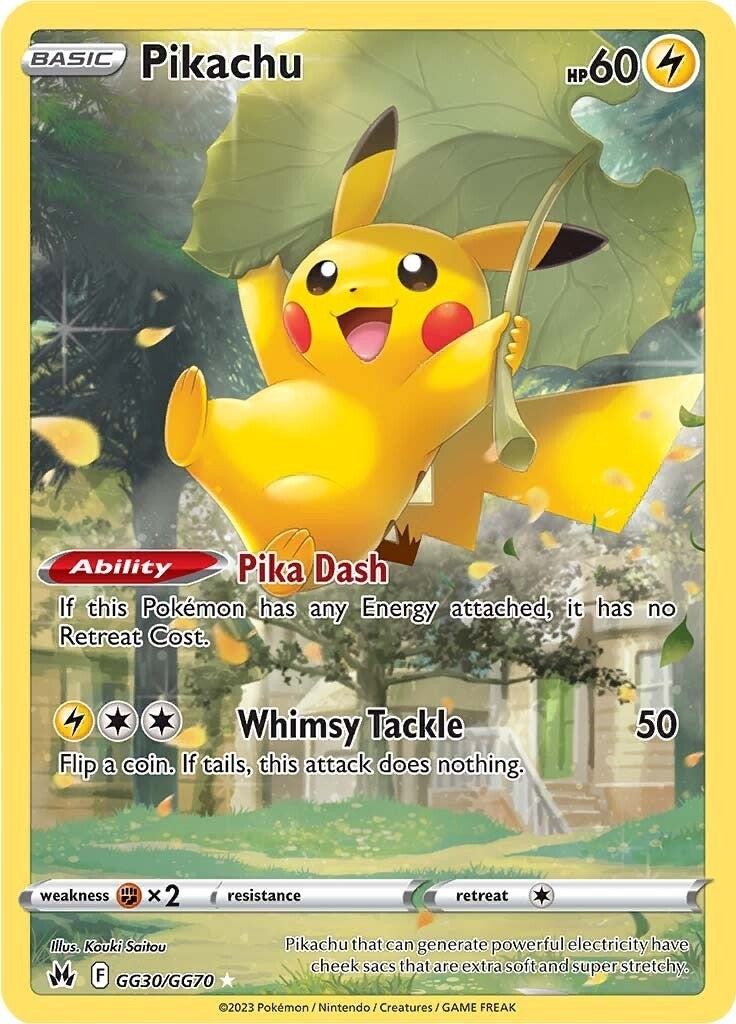 Image for Pikachu (Crown Zenith: Galarian Gallery) (GG30/GG70) - Pokemon