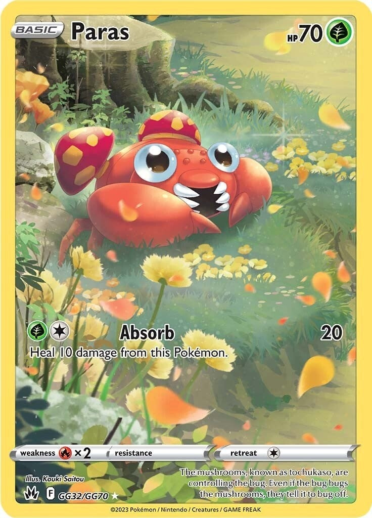 Image for Paras (Crown Zenith: Galarian Gallery) (GG32/GG70) - Pokemon