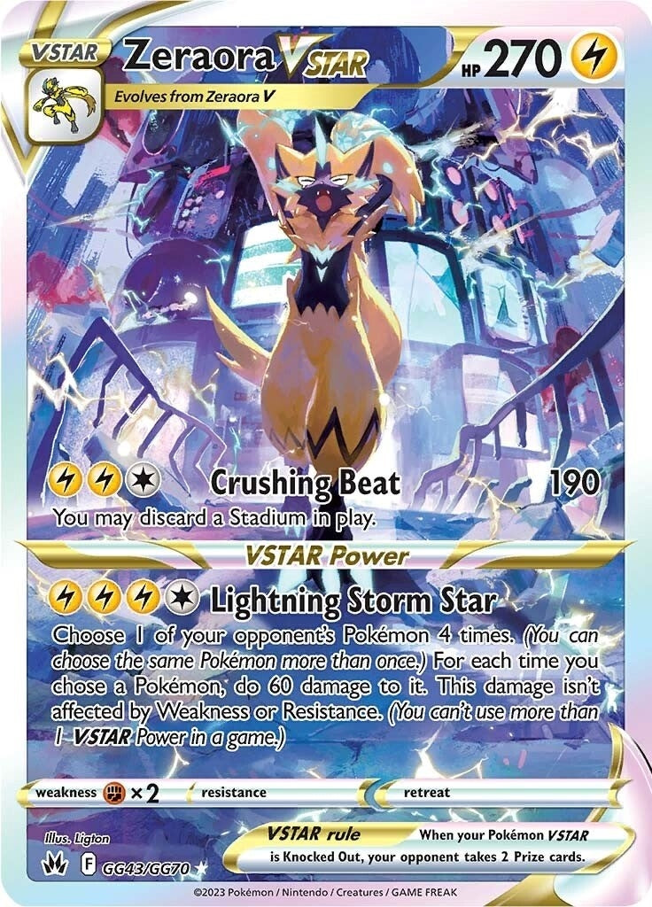 Image for Zeraora VSTAR (Crown Zenith: Galarian Gallery) (GG43/GG70) - Pokemon