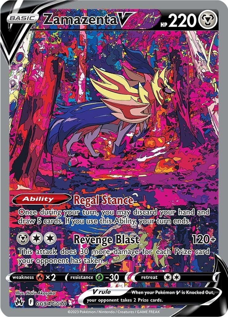 Image for Zamazenta V (Crown Zenith: Galarian Gallery) (GG54/GG70) - Pokemon