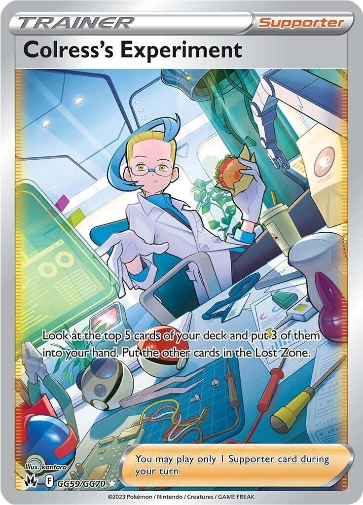 Image for Colress's Experiment (Crown Zenith: Galarian Gallery) (GG59/GG70) - Pokemon
