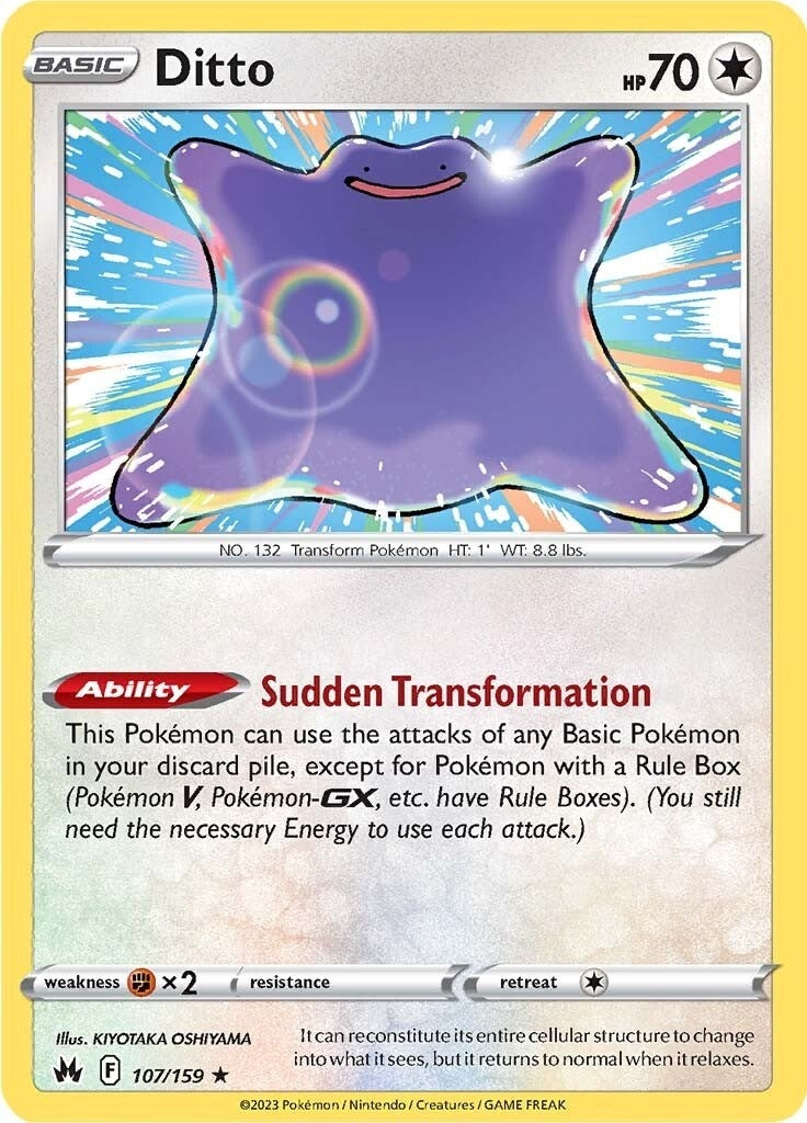 Image for Ditto (Crown Zenith) (107/159) - Pokemon