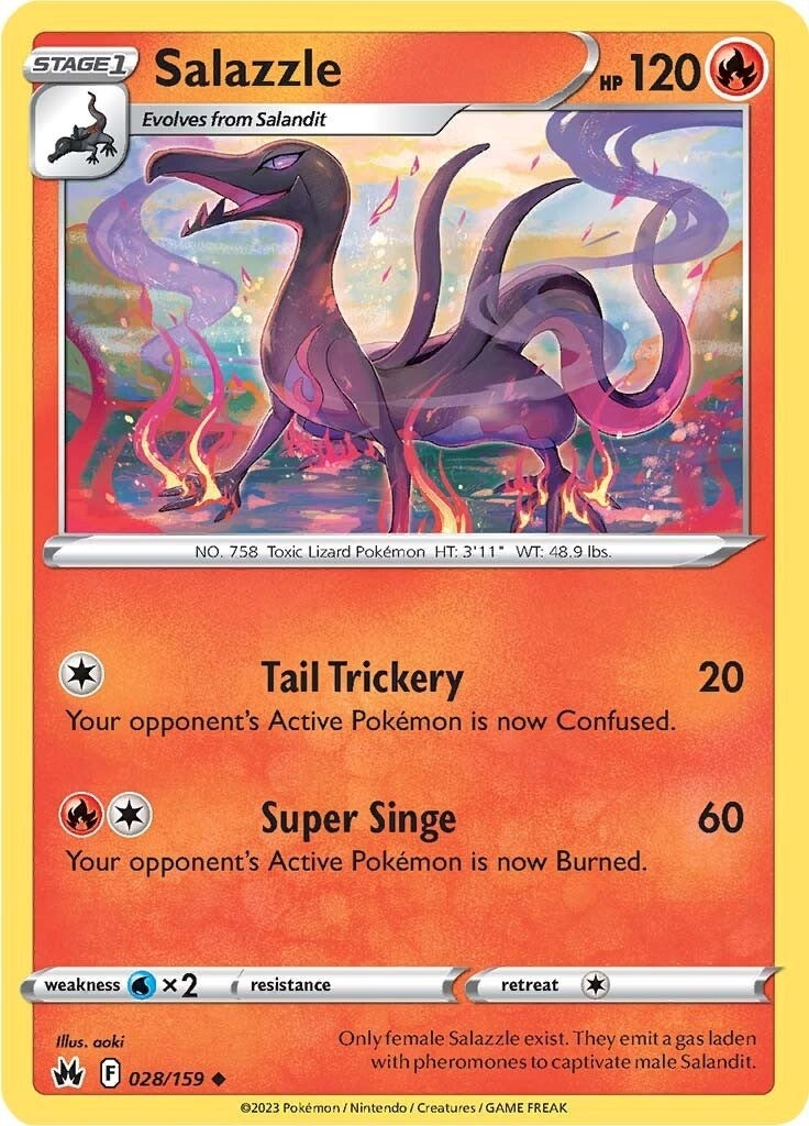Image for Salazzle (Crown Zenith) (028/159) - Pokemon