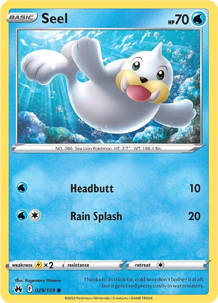 Image for Seel (Crown Zenith) (029/159) - Pokemon