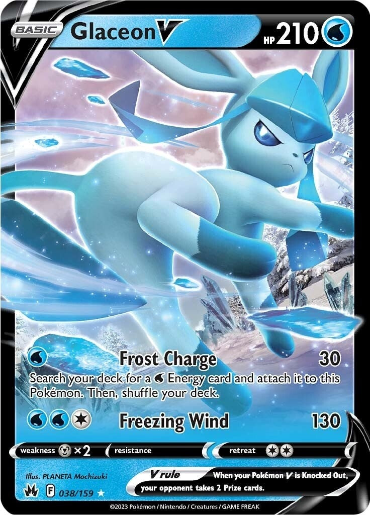 Image for Glaceon V (Crown Zenith) (038/159) - Pokemon