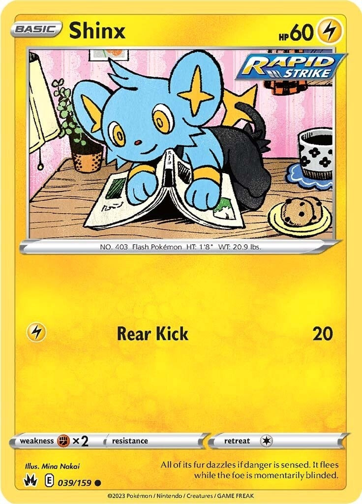 Image for Shinx (39) (Crown Zenith) (039/159) - Pokemon