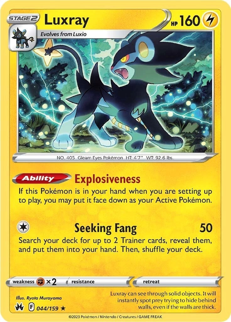 Image for Luxray (44) (Crown Zenith) (044/159) - Pokemon