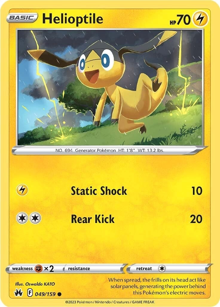 Image for Helioptile (Crown Zenith) (049/159) - Pokemon