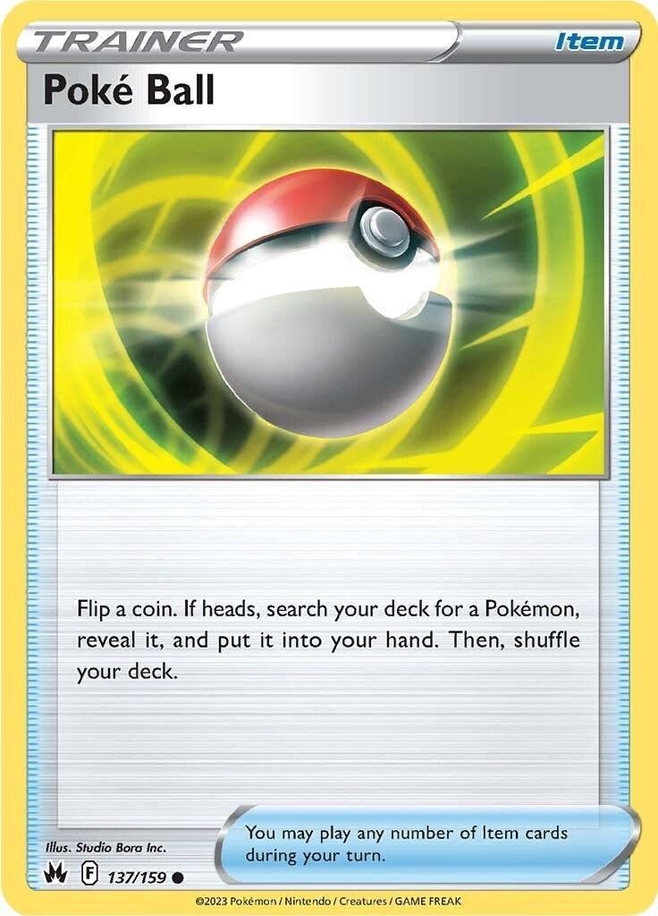 Image for Poke Ball (Crown Zenith) (137/159) - Pokemon