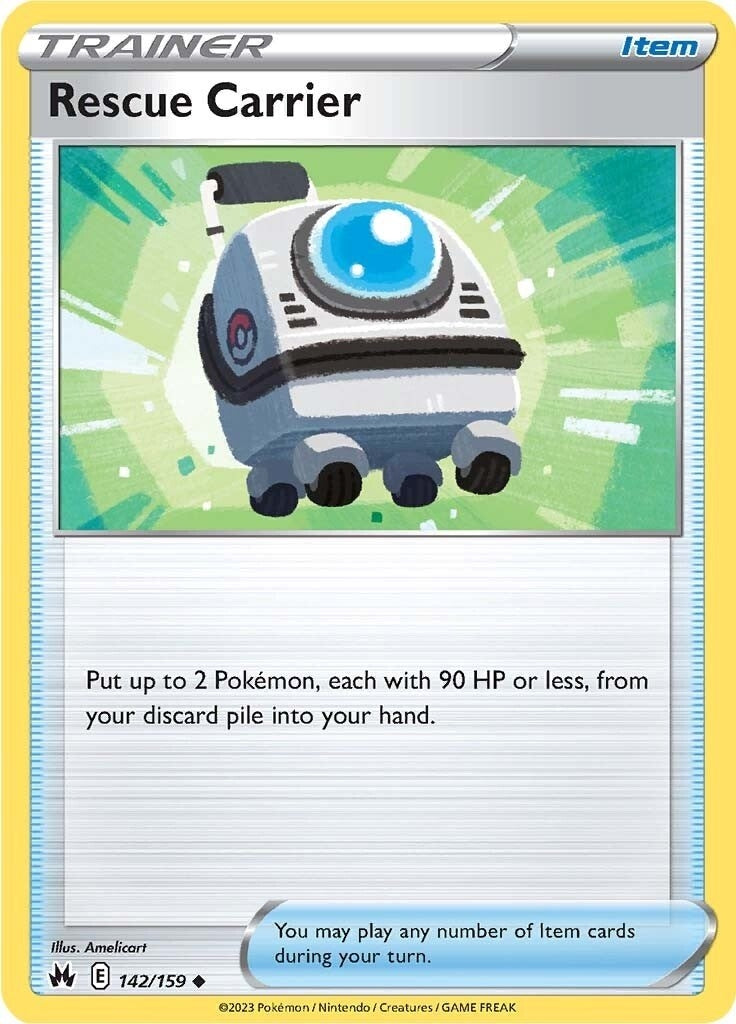 Image for Rescue Carrier (Crown Zenith) (142/159) - Pokemon