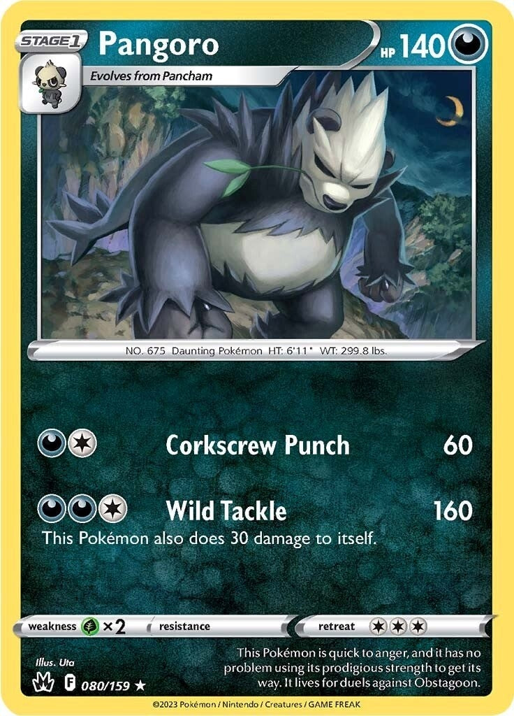 Image for Pangoro (Crown Zenith) (080/159) - Pokemon