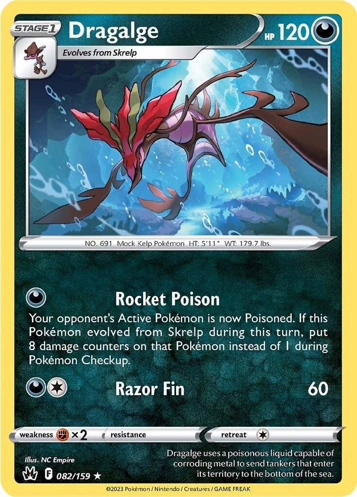Image for Dragalge (Crown Zenith) (082/159) - Pokemon