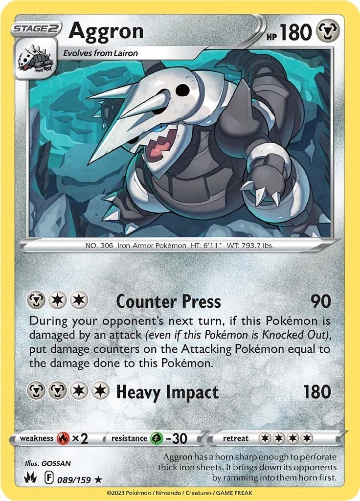 Image for Aggron (Crown Zenith) (089/159) - Pokemon