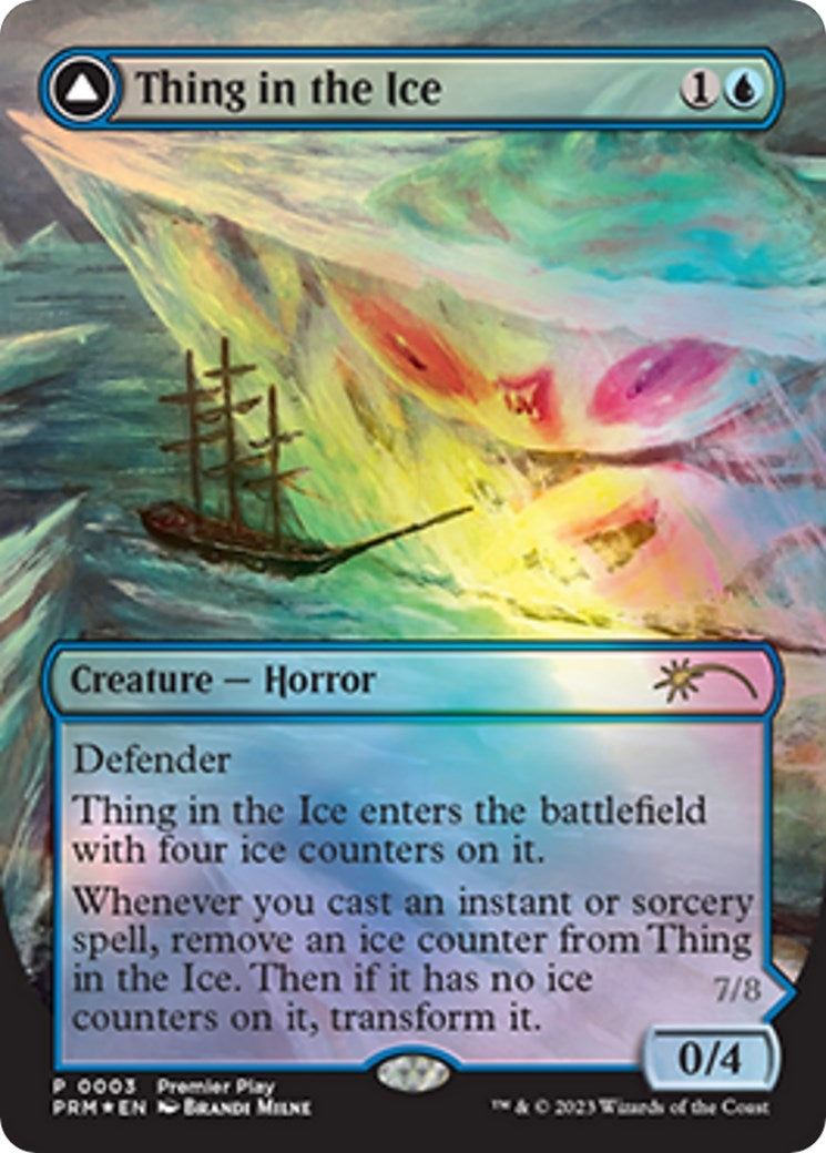 Image for Thing in the Ice (Pro Tour Promos) (3) - Magic: The Gathering