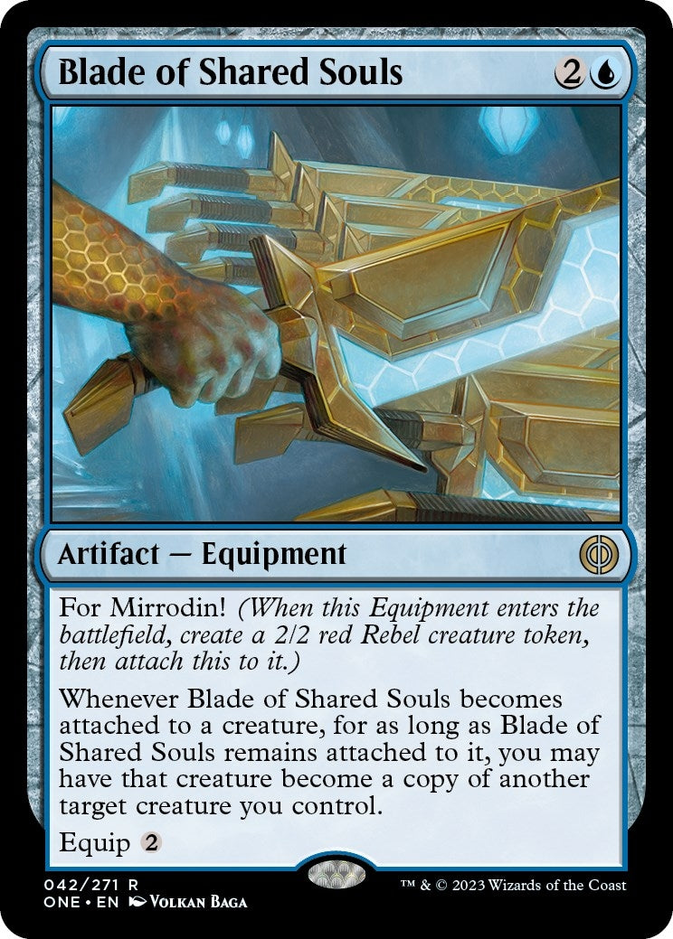 Image for Blade of Shared Souls (Phyrexia: All Will Be One) (42) - Magic: The Gathering