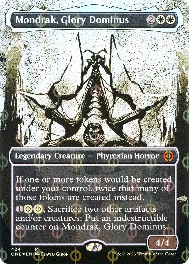 Image for Mondrak, Glory Dominus (Showcase) (Step-and-Compleat Foil) (Phyrexia: All Will Be One) (424) - Magic: The Gathering