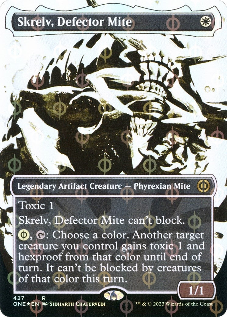 Image for Skrelv, Defector Mite (Showcase) (Step-and-Compleat Foil) (Phyrexia: All Will Be One) (427) - Magic: The Gathering
