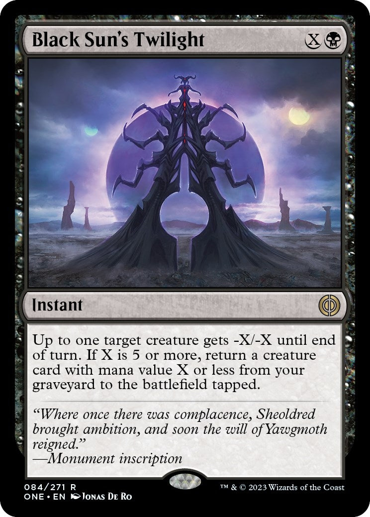 Image for Black Sun's Twilight (Phyrexia: All Will Be One) (84) - Magic: The Gathering