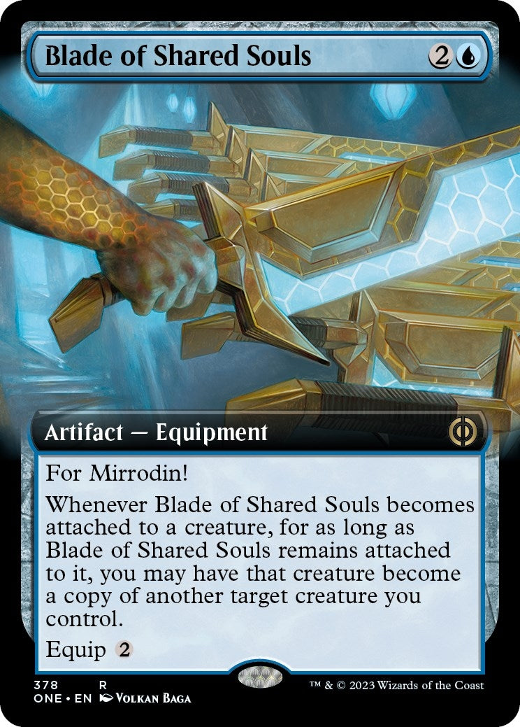 Image for Blade of Shared Souls (Extended Art) (Phyrexia: All Will Be One) (378) - Magic: The Gathering