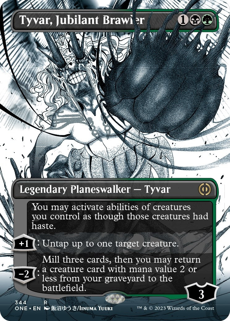 Image for Tyvar, Jubilant Brawler (Borderless) (Phyrexia: All Will Be One) (344) - Magic: The Gathering