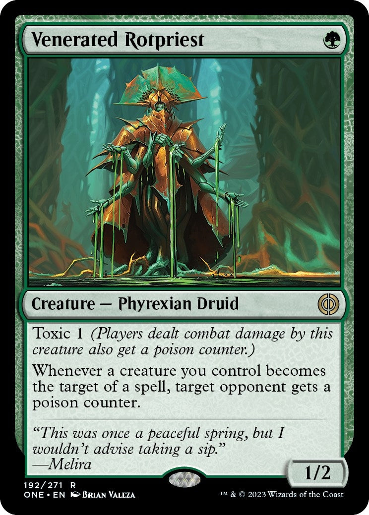 Image for Venerated Rotpriest (Phyrexia: All Will Be One) (192) - Magic: The Gathering