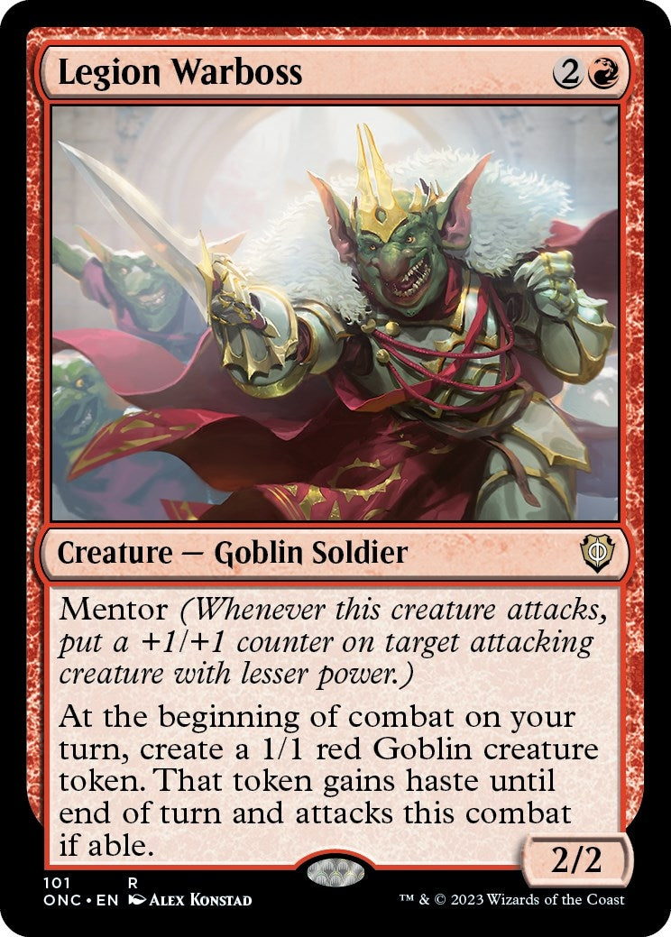 Image for Legion Warboss (Commander: Phyrexia: All Will Be One) (101) - Magic: The Gathering