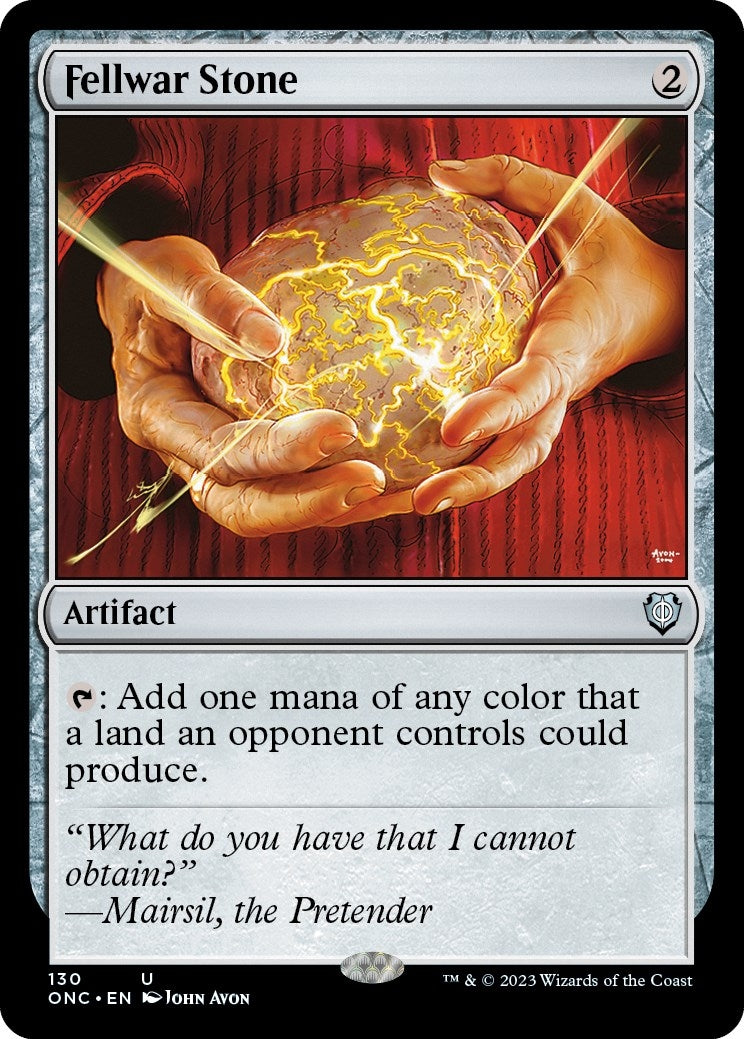 Image for Fellwar Stone (Commander: Phyrexia: All Will Be One) (130) - Magic: The Gathering