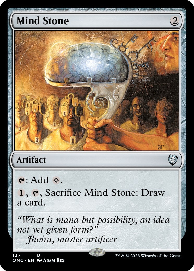 Image for Mind Stone (Commander: Phyrexia: All Will Be One) (137) - Magic: The Gathering