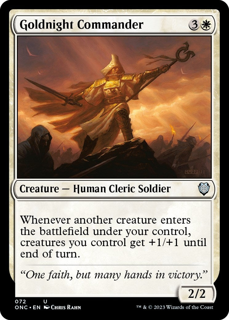 Image for Goldnight Commander (Commander: Phyrexia: All Will Be One) (72) - Magic: The Gathering