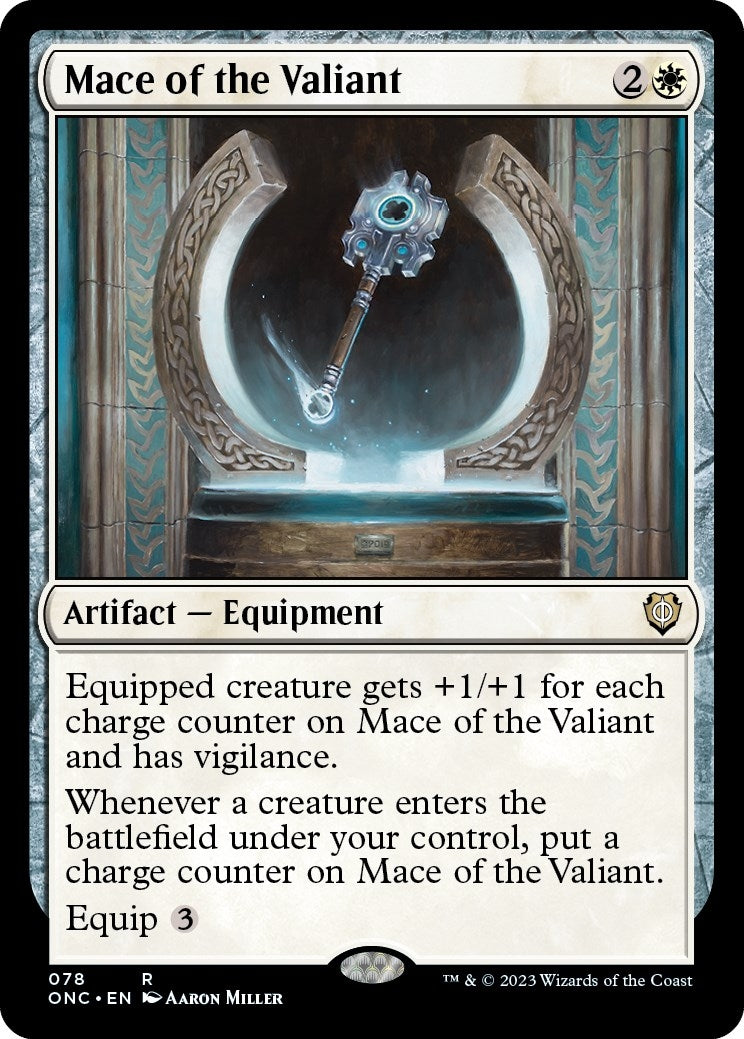 Image for Mace of the Valiant (Commander: Phyrexia: All Will Be One) (78) - Magic: The Gathering