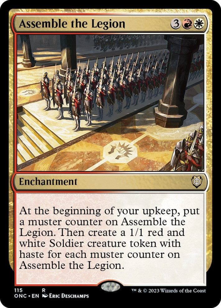 Image for Assemble the Legion (Commander: Phyrexia: All Will Be One) (115) - Magic: The Gathering