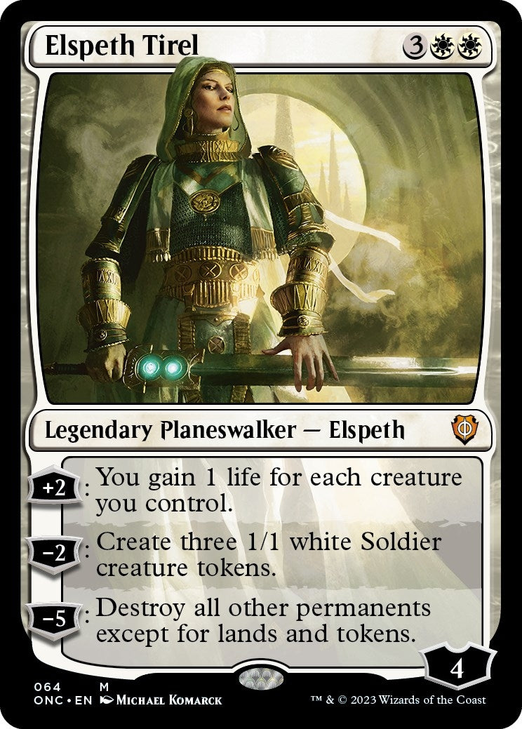 Image for Elspeth Tirel (Commander: Phyrexia: All Will Be One) (64) - Magic: The Gathering