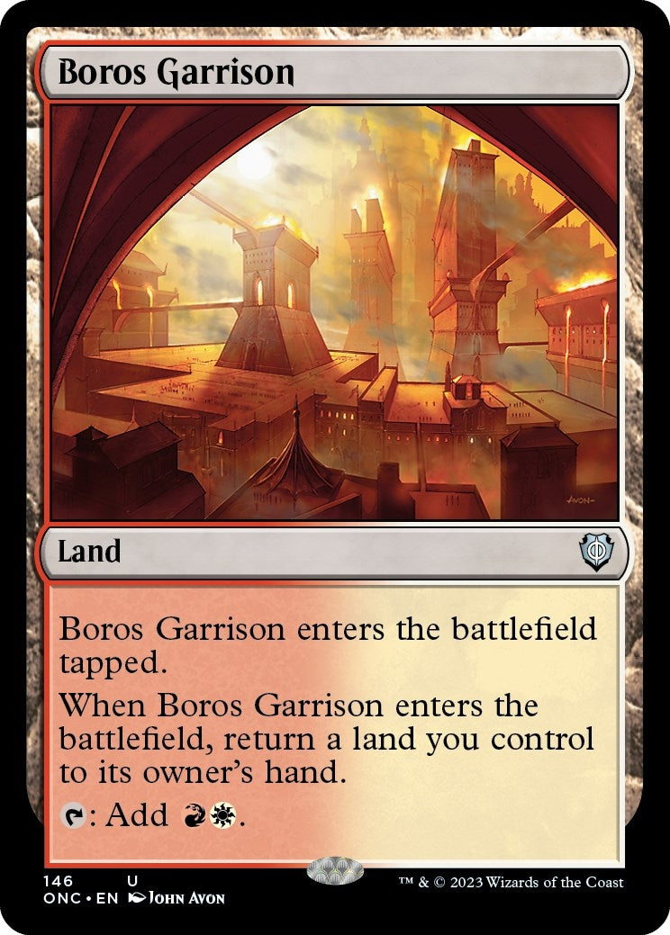 Image for Boros Garrison (Commander: Phyrexia: All Will Be One) (146) - Magic: The Gathering