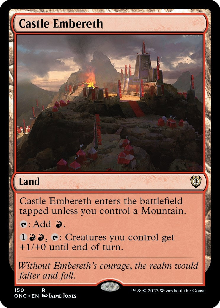 Image for Castle Embereth (Commander: Phyrexia: All Will Be One) (150) - Magic: The Gathering