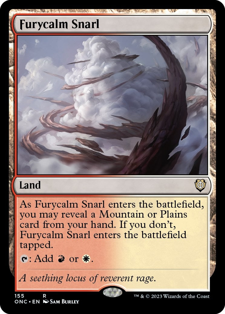 Image for Furycalm Snarl (Commander: Phyrexia: All Will Be One) (155) - Magic: The Gathering