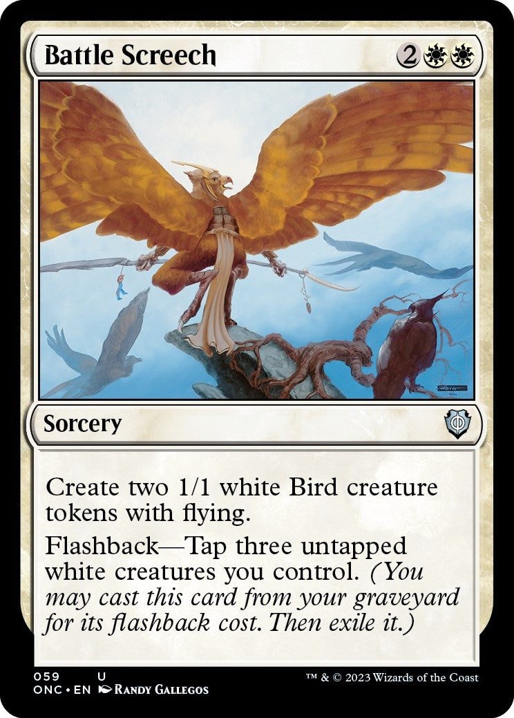 Image for Battle Screech (Commander: Phyrexia: All Will Be One) (59) - Magic: The Gathering