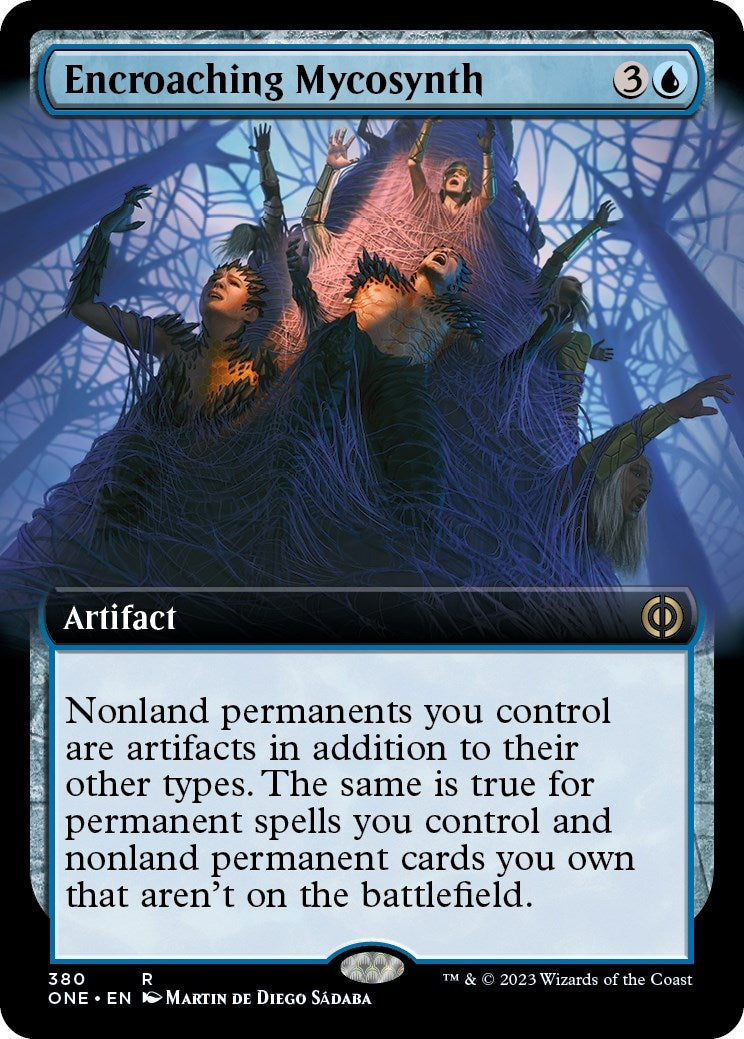 Image for Encroaching Mycosynth (Extended Art) (Phyrexia: All Will Be One) (380) - Magic: The Gathering