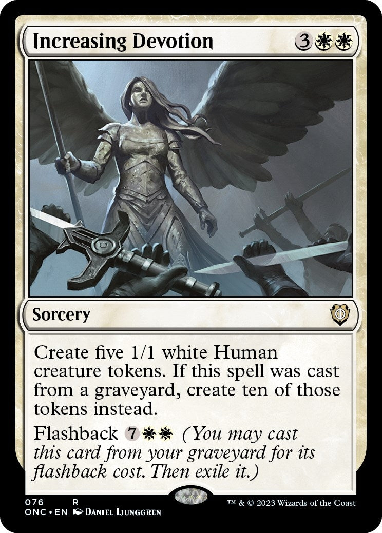 Image for Increasing Devotion (Commander: Phyrexia: All Will Be One) (76) - Magic: The Gathering