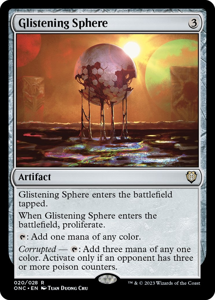 Image for Glistening Sphere (Commander: Phyrexia: All Will Be One) (20) - Magic: The Gathering