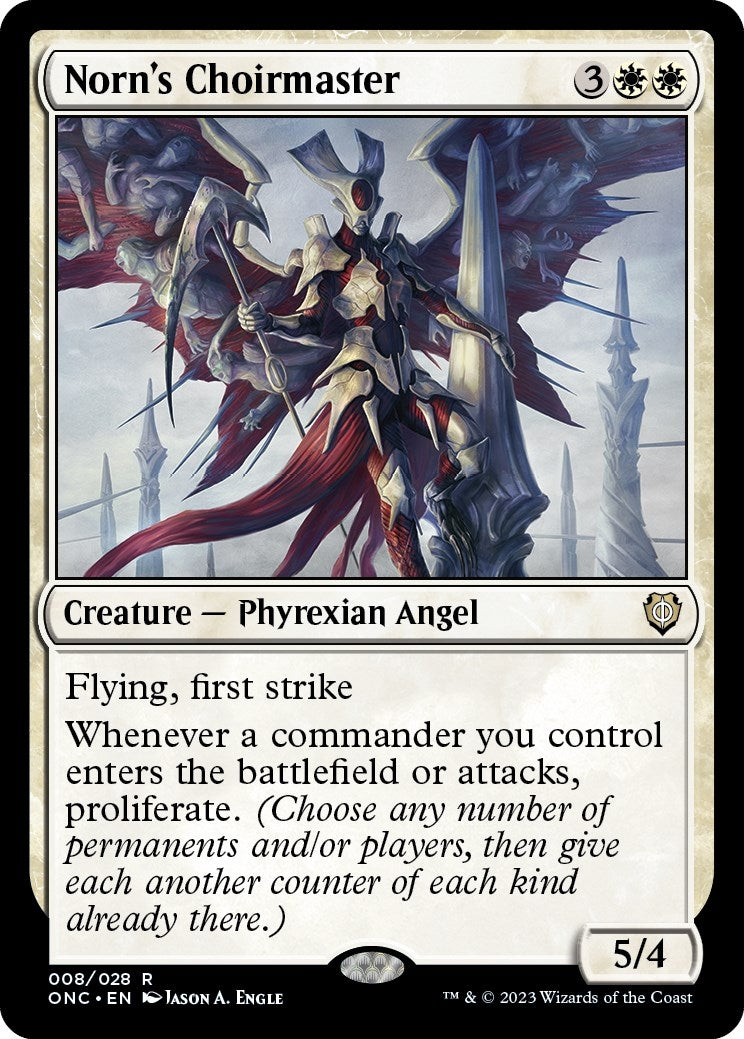 Image for Norn's Choirmaster (Commander: Phyrexia: All Will Be One) (8) - Magic: The Gathering