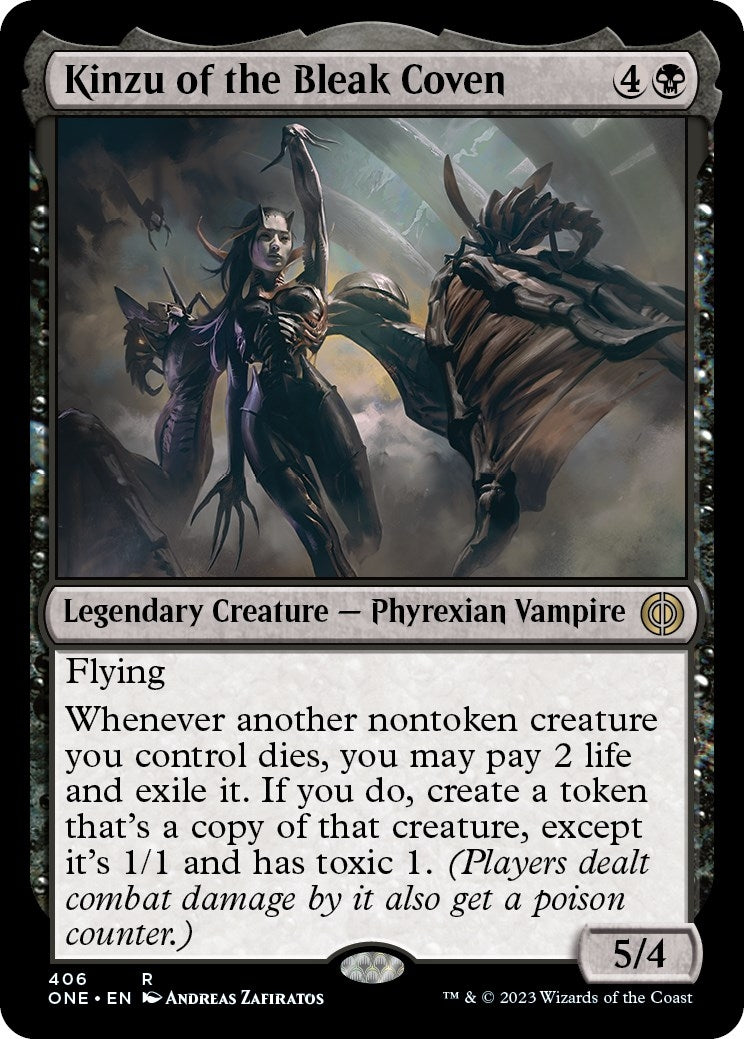 Image for Kinzu of the Bleak Coven (Phyrexia: All Will Be One) (406) - Magic: The Gathering