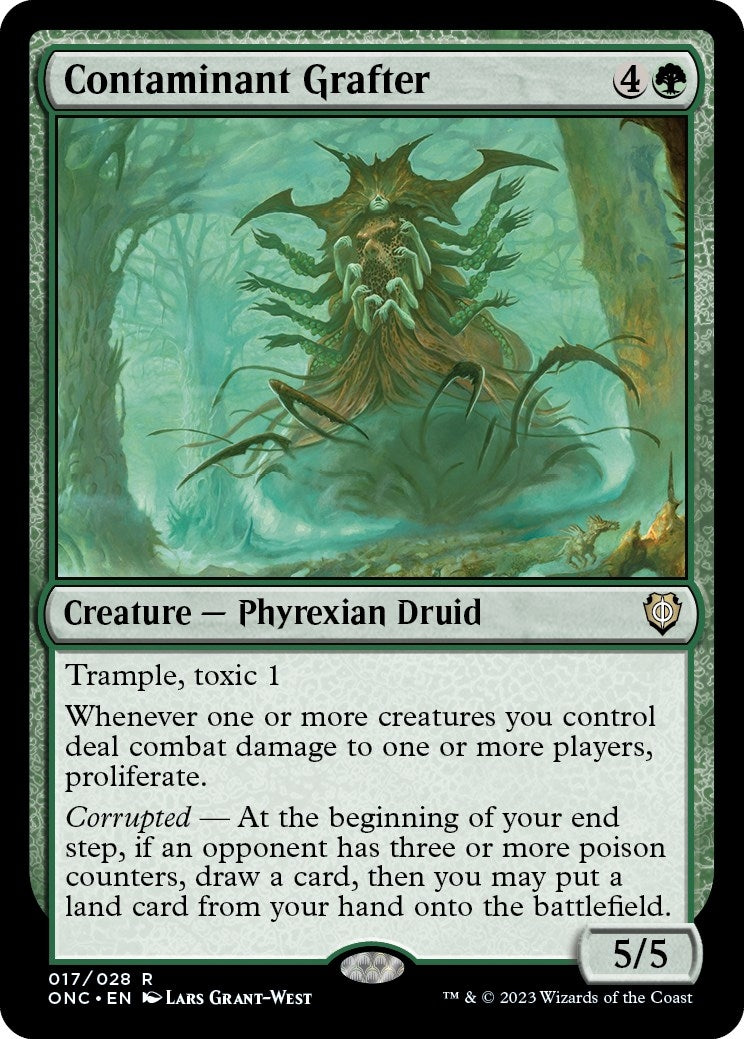 Image for Contaminant Grafter (Commander: Phyrexia: All Will Be One) (17) - Magic: The Gathering