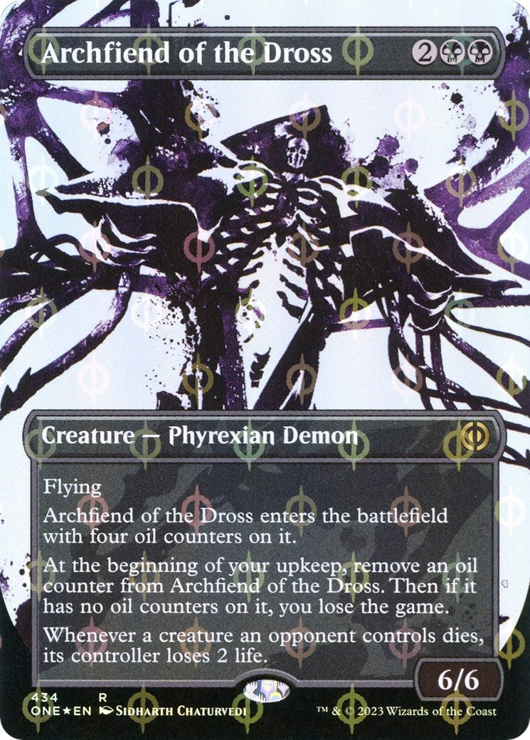 Image for Archfiend of the Dross (Showcase) (Step-and-Compleat Foil) (Phyrexia: All Will Be One) (434) - Magic: The Gathering