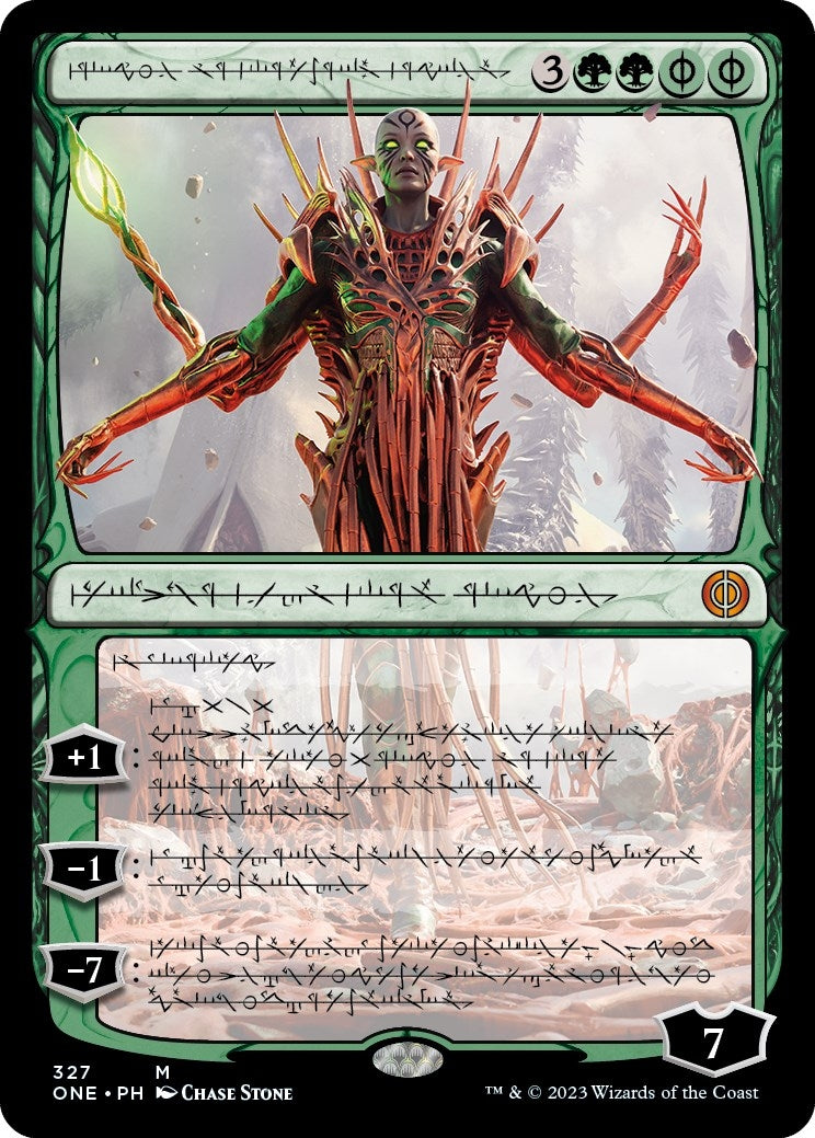 Image for Nissa, Ascended Animist (Phyrexian) (Phyrexia: All Will Be One) (327) - Magic: The Gathering