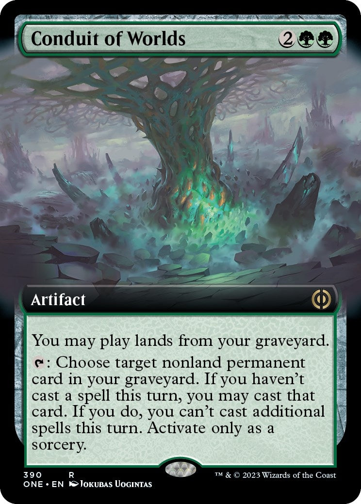 Image for Conduit of Worlds (Extended Art) (Phyrexia: All Will Be One) (390) - Magic: The Gathering
